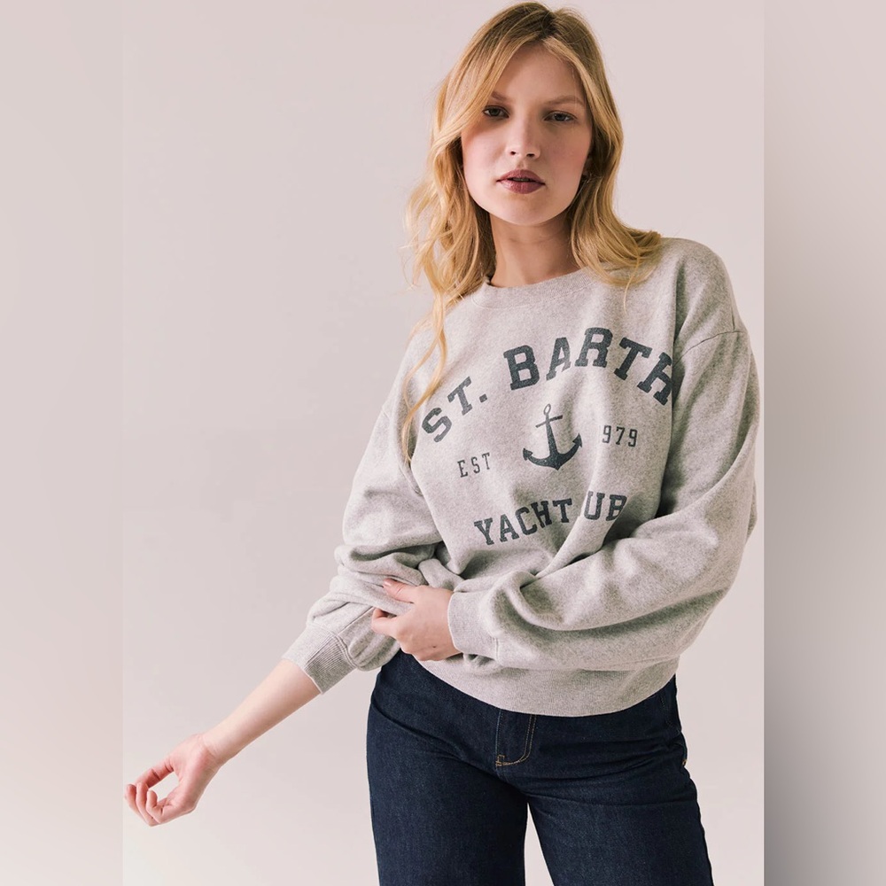 LAST ONE!! Chaser Gray St. Barth Yacht Club Sweatshirt